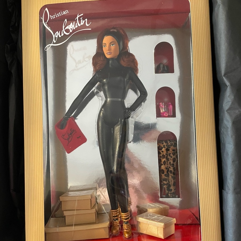 Christian Louboutin Barbie Doll new in box. Make a reasonable offer, it’s yours